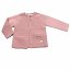 CHAQUETA UNISEX PUNTO LANA BOLSILLOS - ROSA PALO